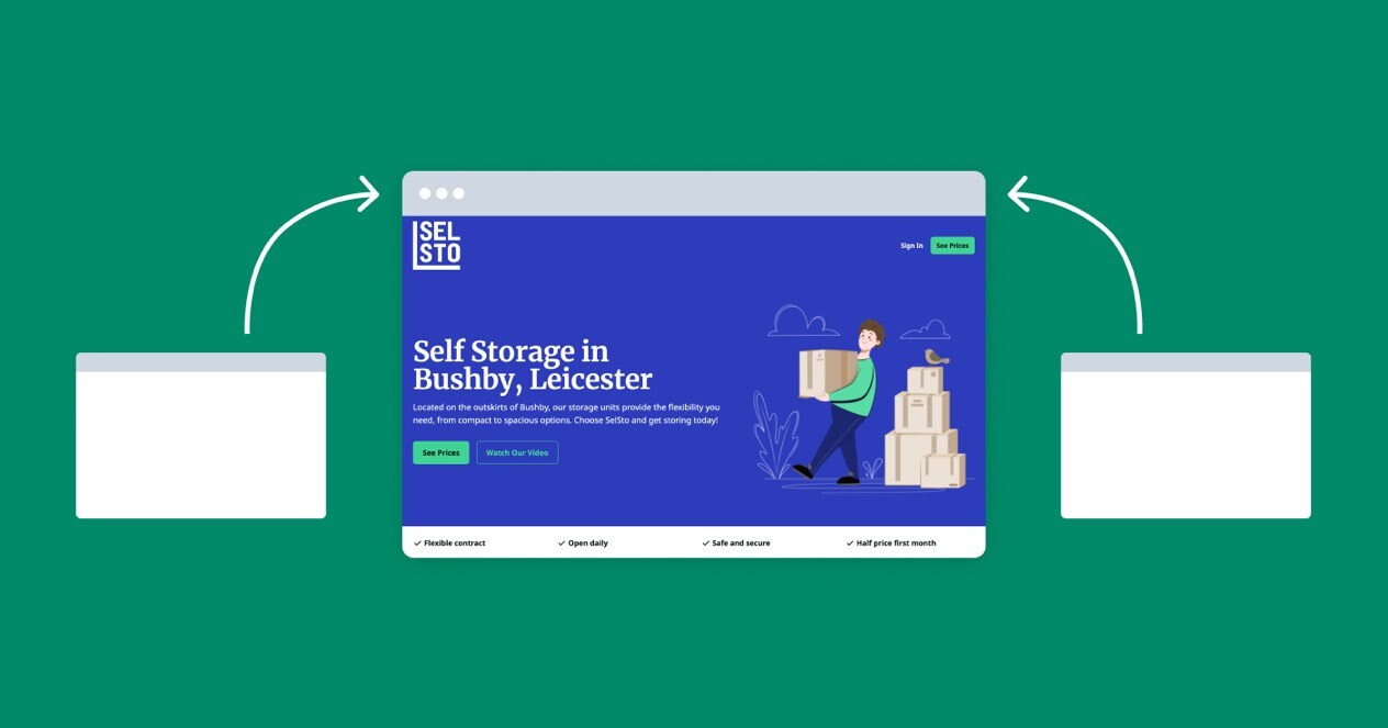 Self storage backlinks