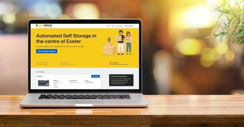 Blockspace storefront on desktop