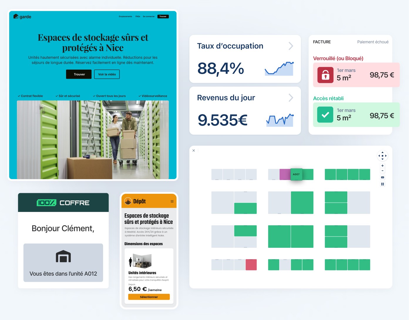 Self storage software