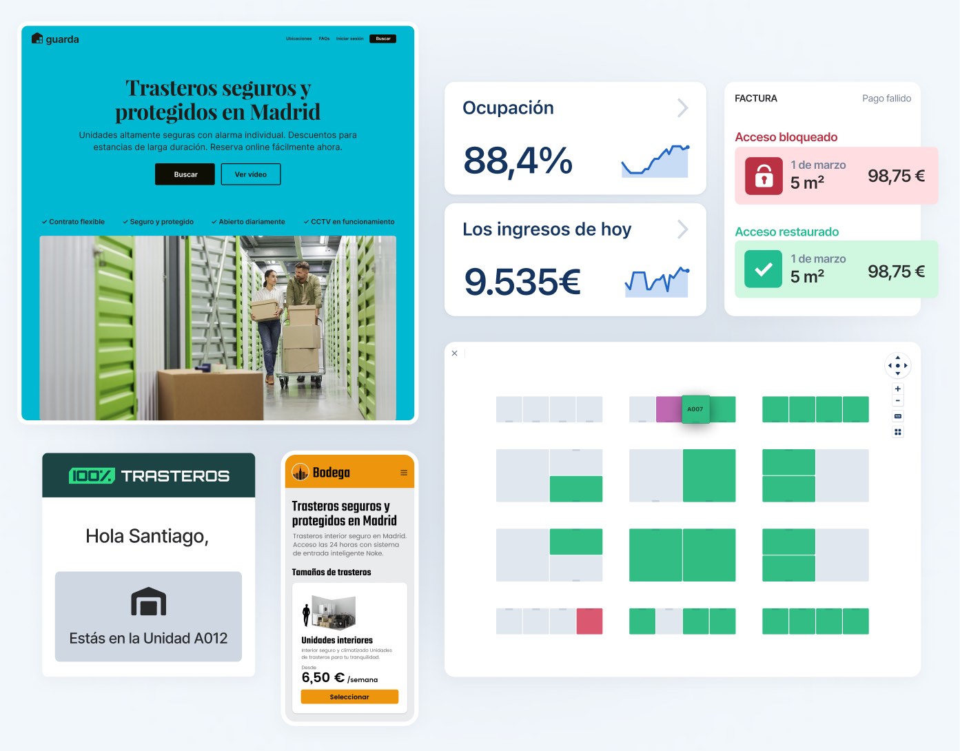 Self storage software