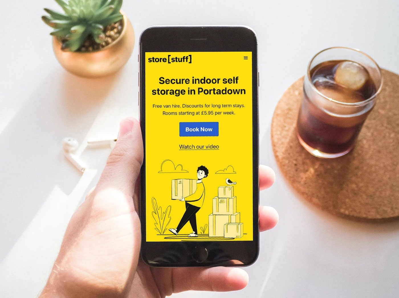 Stora mobile booking experience