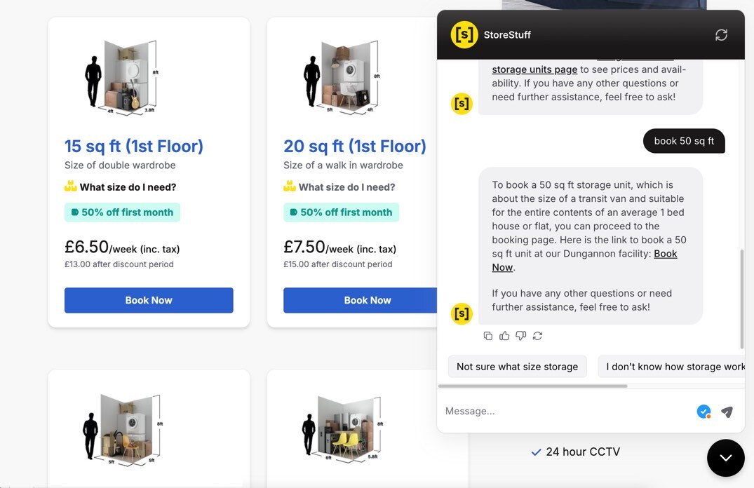 Chatbase AI Chatbot in Stora