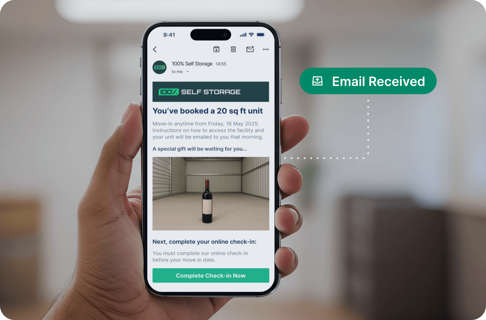Branded, automated emails